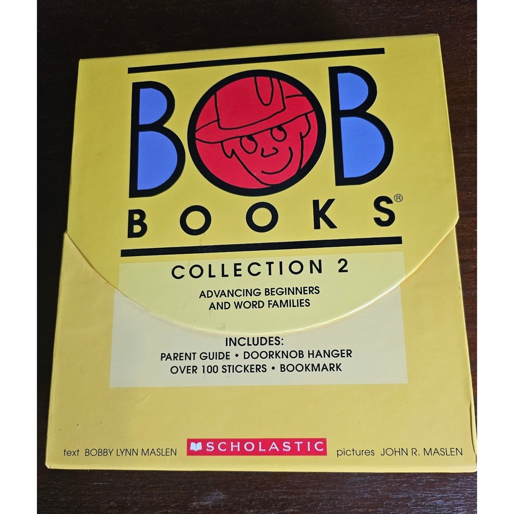 Bob Books Collection 2 Kids Set Yellow Advancing Beginners and Word Families